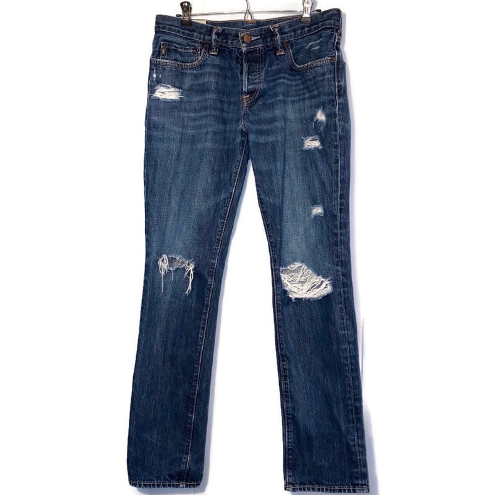 Abercrombie & Fitch Skinny Ripped Jeans (Mn 32x32)